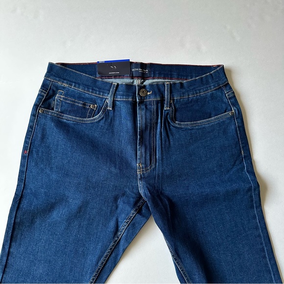 Jachs New York Jeans Men W40 L32 Comfort Stretch Denim Straight Leg 5-Pocket NWT - Picture 13 of 13